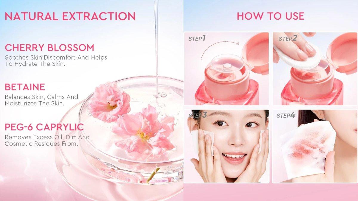 Glad2Glow Cherry Blossom Betaine Micellar Water