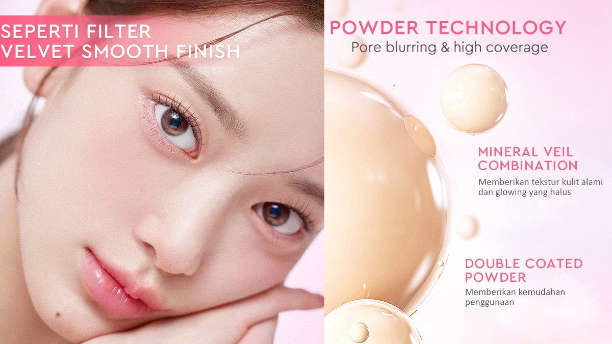 Glad2Glow Perfect Blurring Powder Foundation