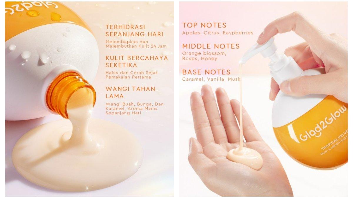 Glad2Glow Tropical Velvet Moist & Smooth Body Serum
