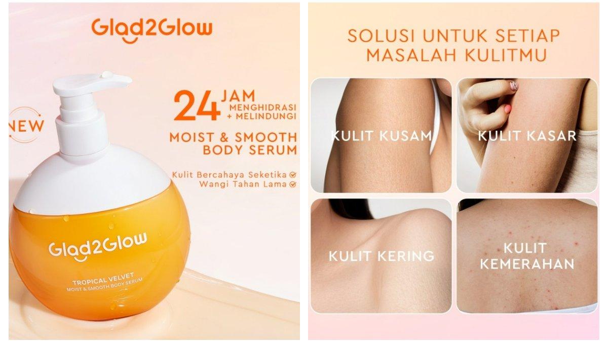 Glad2Glow Tropical Velvet Moist & Smooth Body Serum