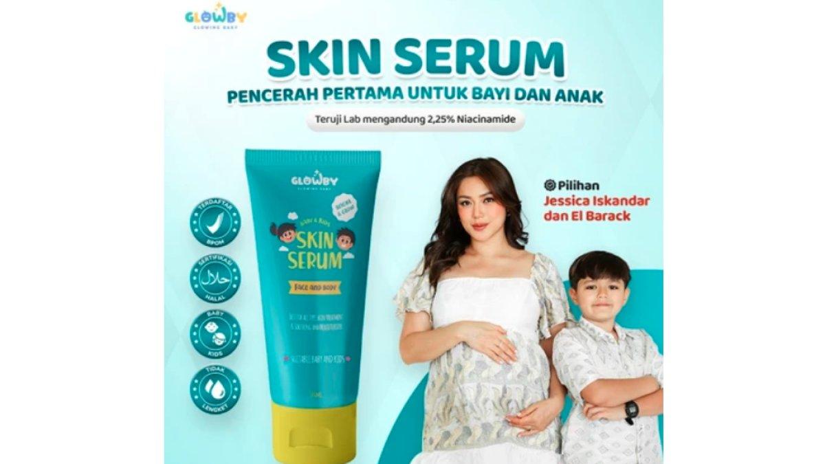 (Glowby X Jedar El) Skin Serum Lotion Wajah dan Badan Pencerah Kulit Bayi