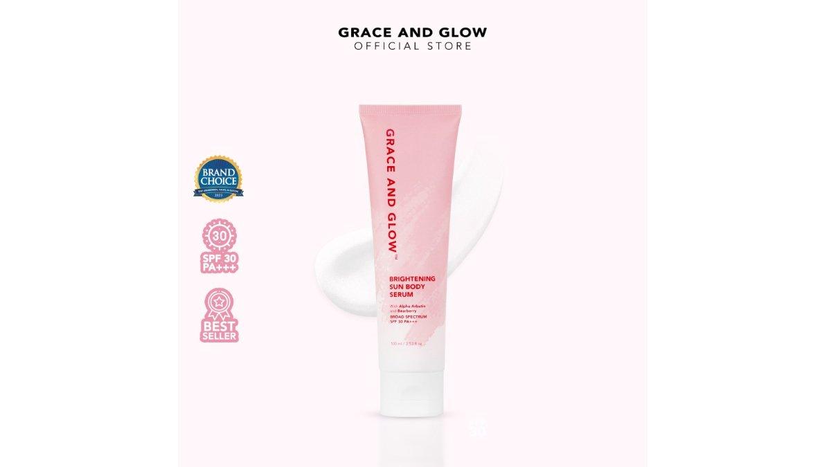Grace and Glow Brightening Sun Lotion Body Serum SPF 30PA++