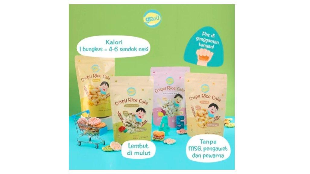 Grouu - Cemilan Anak - Crispy Rice Cake