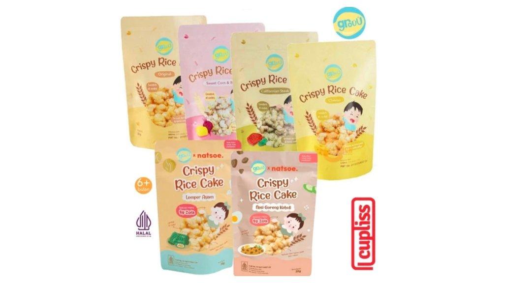 Grouu - Cemilan Anak - Crispy Rice Cake