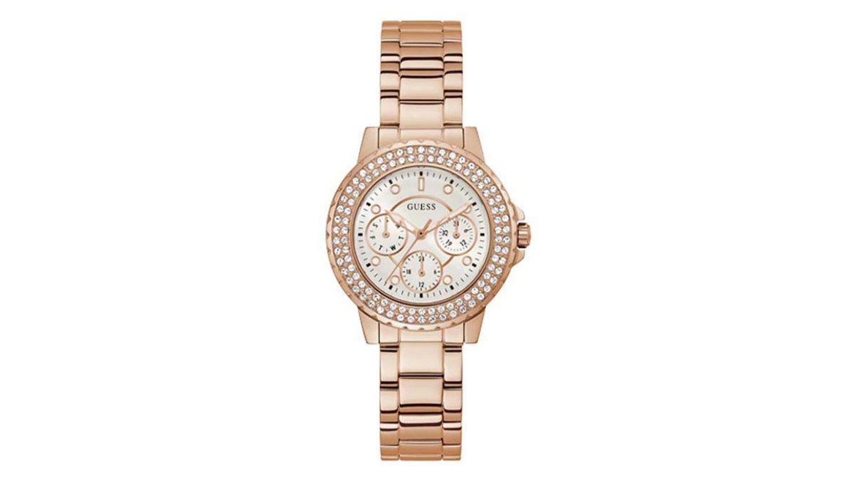 Guess Ladies Watch Rose Gold CROWN JEWEL - GW0410L3