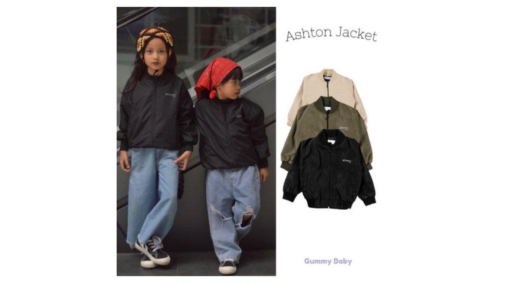 Gummy Baby Jaket Bomber Anak Jaket Parasut Anak 1-8 Tahun Jaket Motor Anak Ashton Kids Jacket