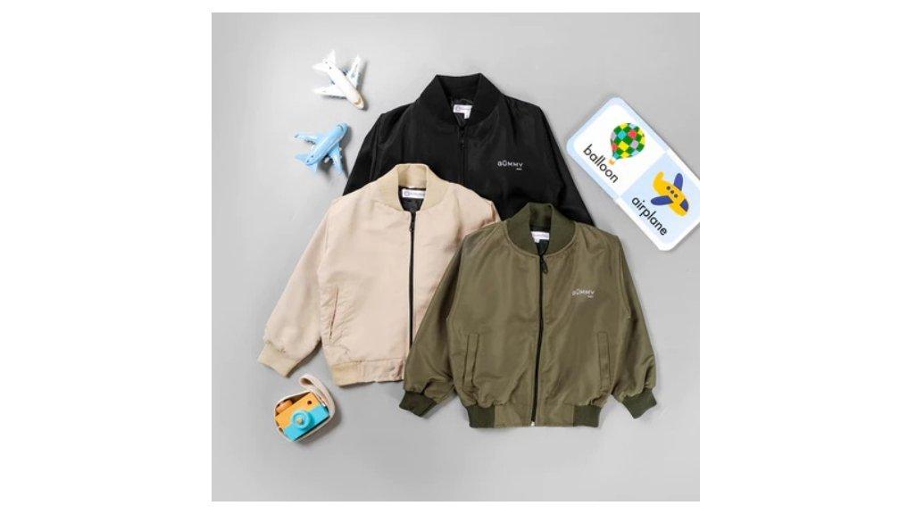 Gummy Baby Jaket Bomber Anak Jaket Parasut Anak 1-8 Tahun Jaket Motor Anak Ashton Kids Jacket