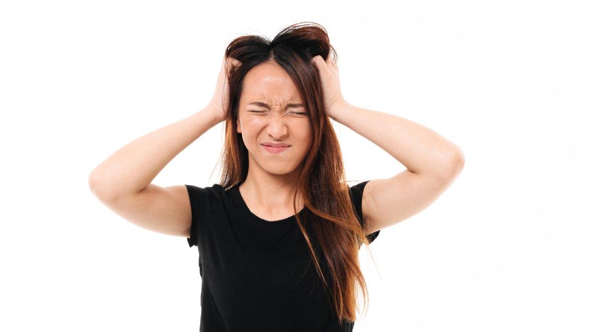 Ilustrasi rambut gatal.