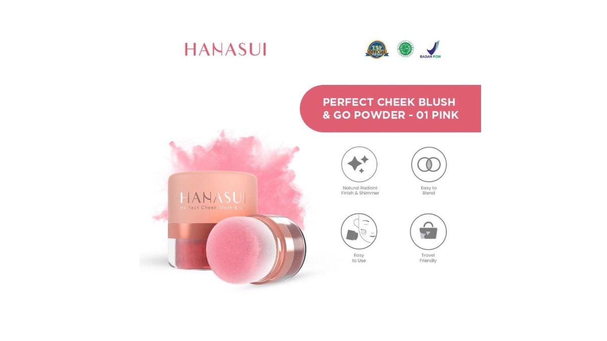 HANASUI Perfect Cheek Blush & Go Powder 01