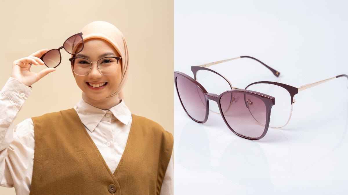 Rekomendasi HEYKAMA Frame Kacamata Clip On Luna.