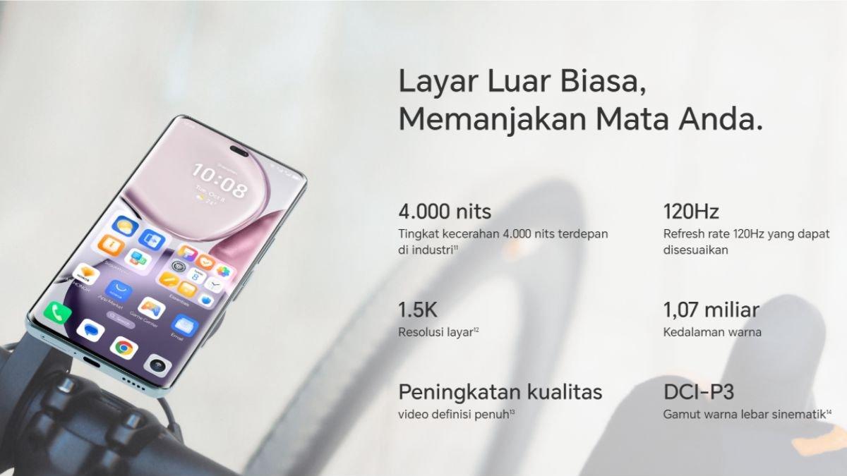 Spesifikasi layar HONOR X9c