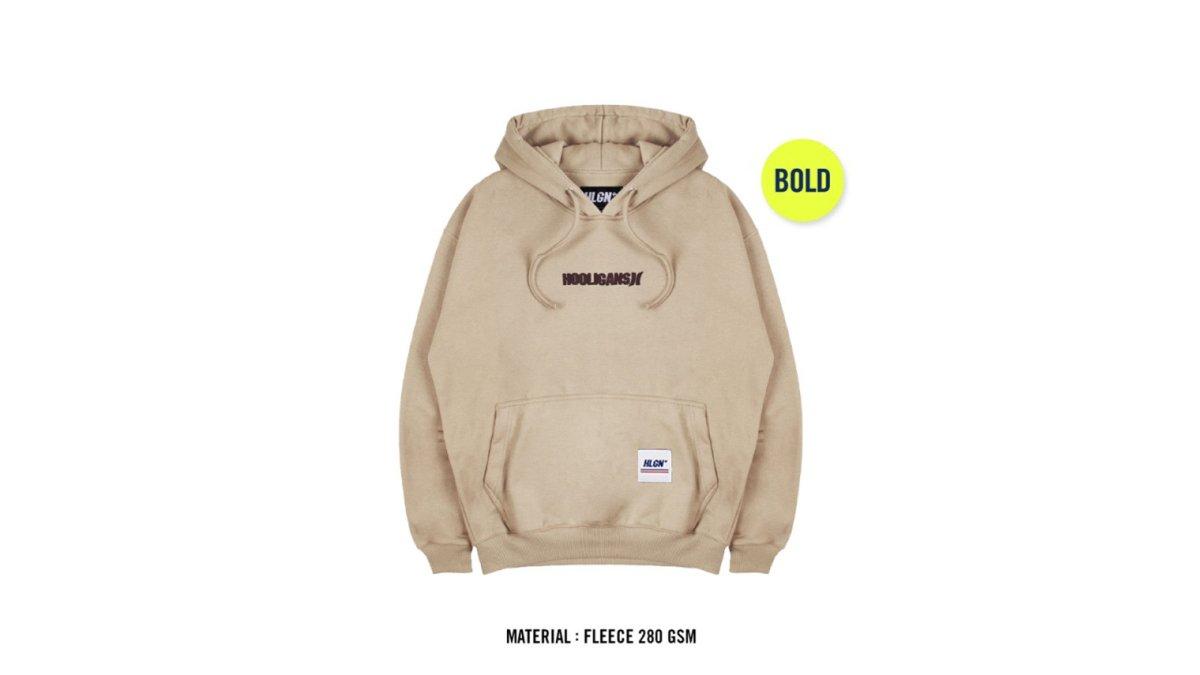 HOOLIGANS Hoodie Bold Speziale - Beige