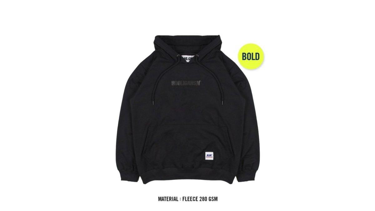 HOOLIGANS Hoodie Bold Visione - Black