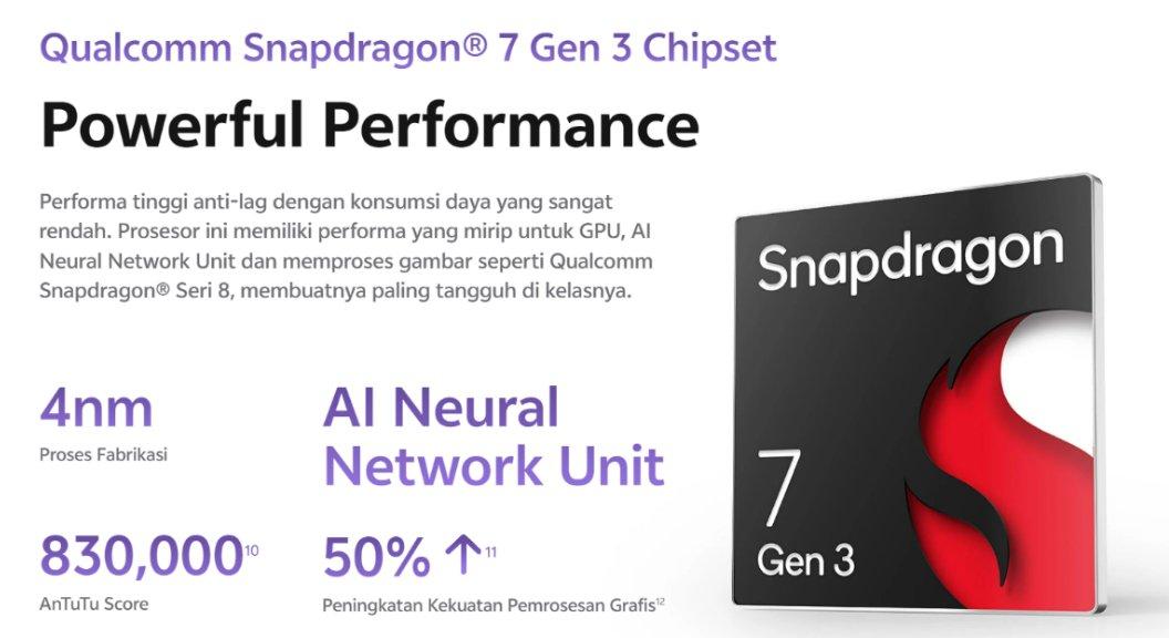 HP Vivo V40 5G dengan chipset Snapdragon 7 Gen 3