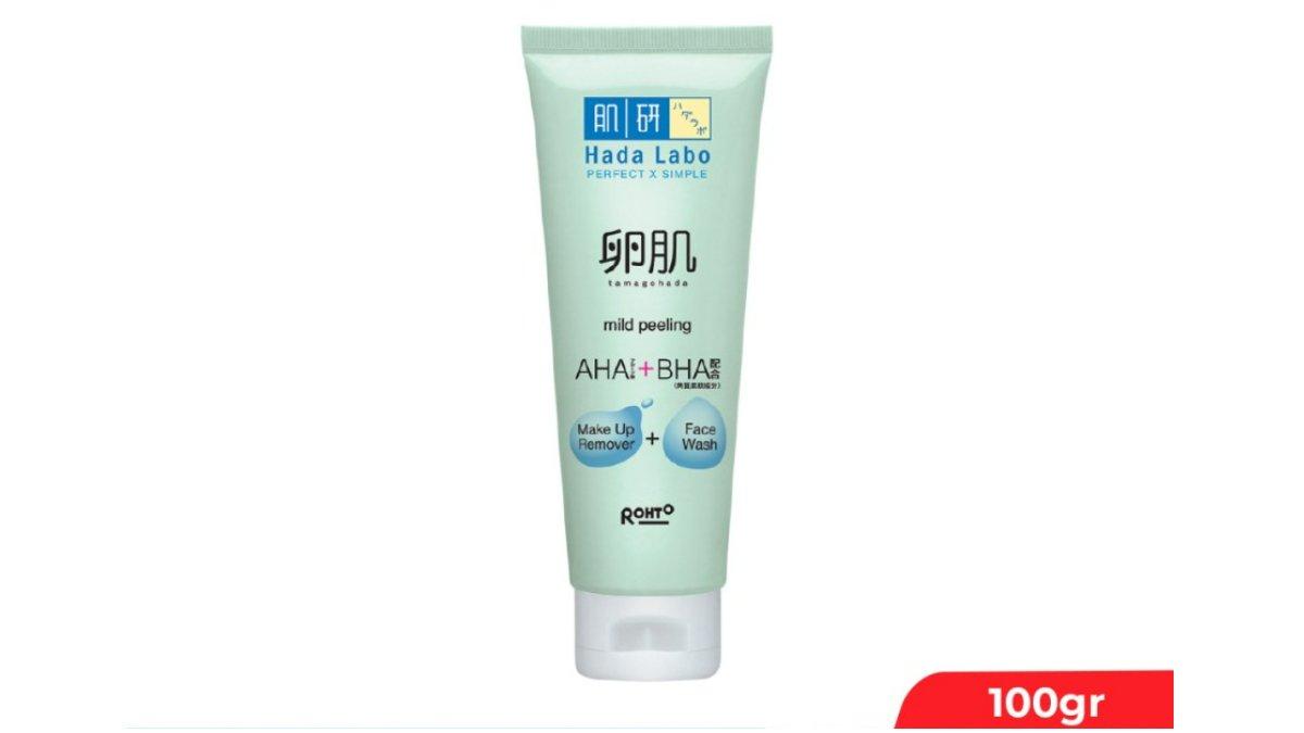 Hada Labo Tamagohada Ultimate Mild Peeling Face Wash Make Up Remover