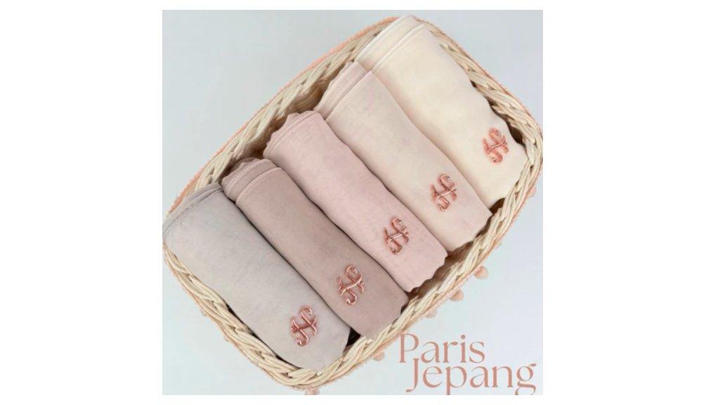 Haifara - Paris Jepang Original - Jilbab Segiempat Polos