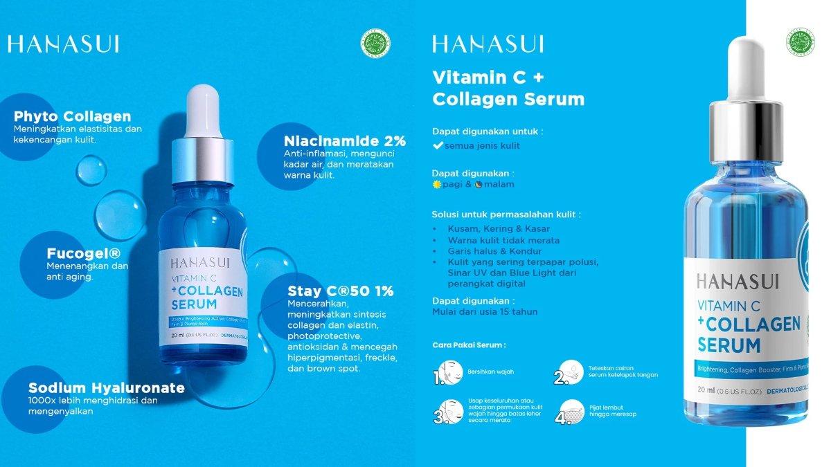 Hanasui Vitamin C + Collagen Serum