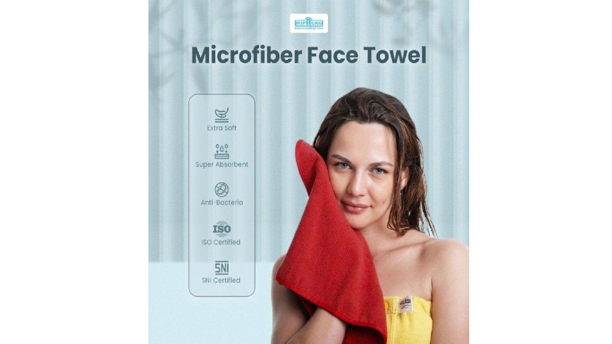 Handuk Microfiber Mipacko Lembut Daya Serap Tinggi