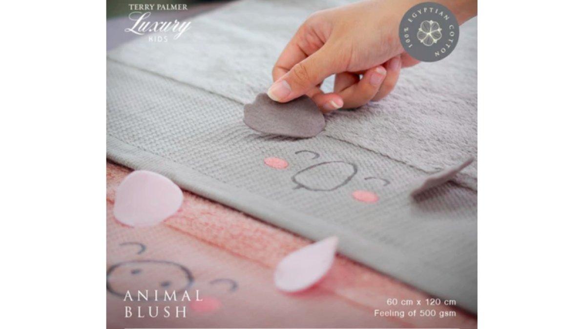 Handuk Terry Palmer Luxury Kids - Animal Blush - 60x120cm / Handuk Anak