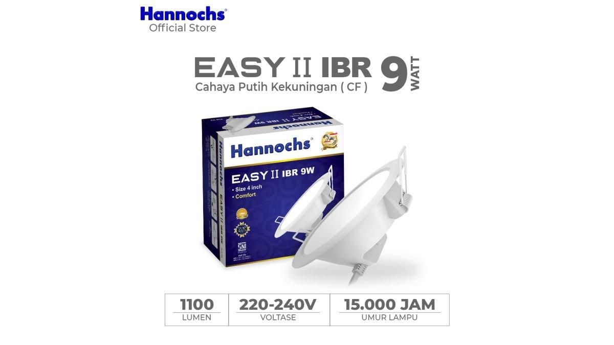 Lampu LED plafon Hannochs EASY II IBR 9W