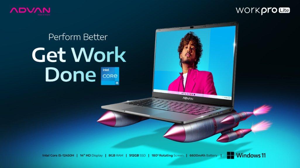 Ilustrasi laptop ADVAN Workpro Lite