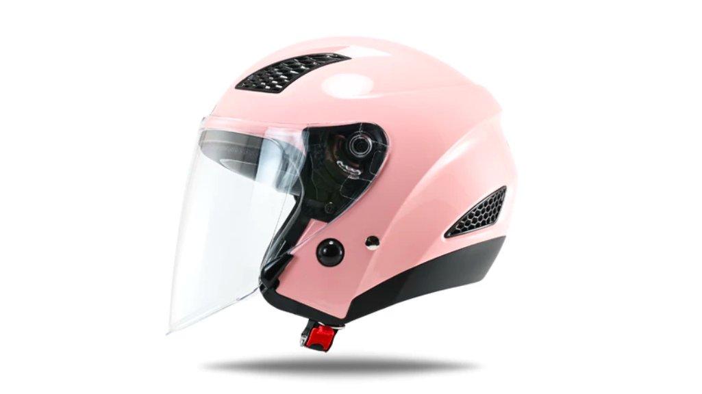 Helm Half Face Rsix Kirana Dewasa Untuk Pria Dan Wanita Hijab Friendly SNI
