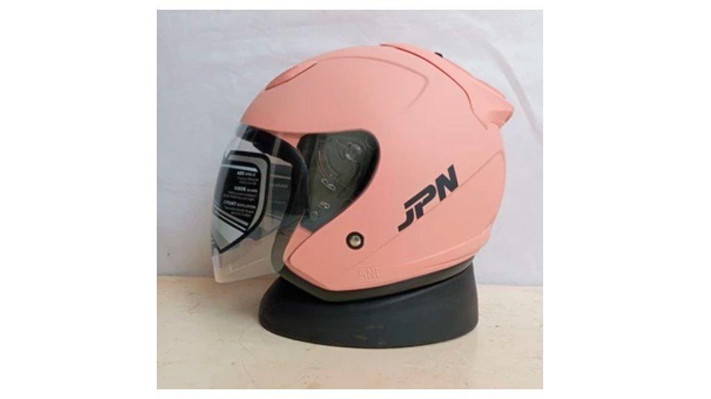 Helm JPN Galaxy Pink Pastel Doff SNI