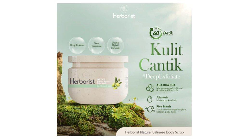Herborist Natural Balinese Body Scrub AHA-BHA-PHA 100gr