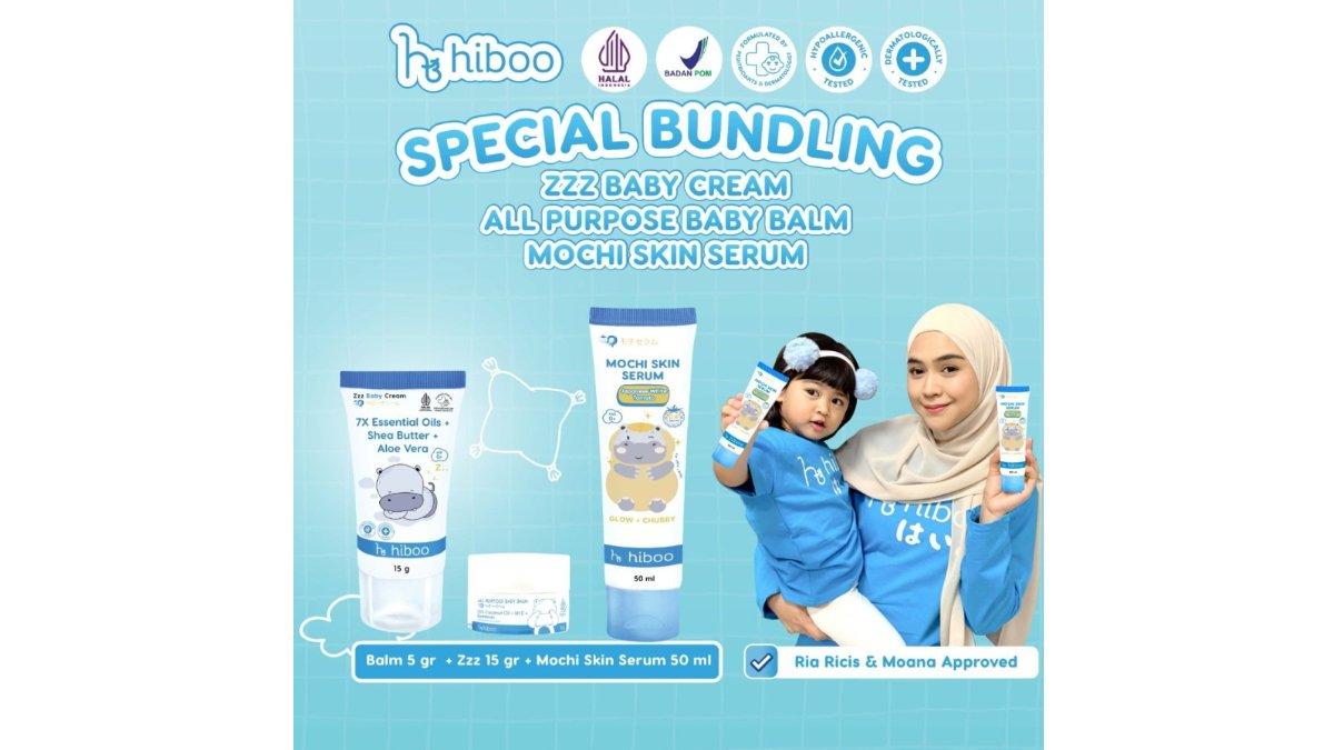 Hiboo Special Bundling All Purpose Baby Balm 5g & Zzz Deep Sleep Baby Cream 30g