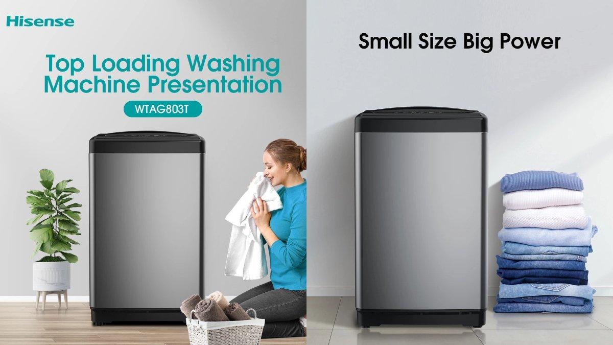 Hisense Mesin Cuci 1 Tabung Top Loading 8KG 