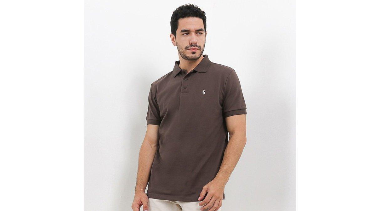 Hush Puppies Kaos Polo Pria Farro 2 Brown