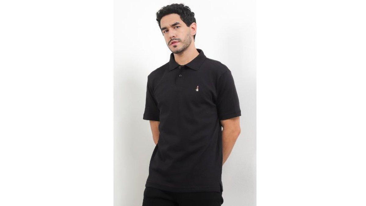 Hush Puppies Kaos Polo Pria Jerry Black