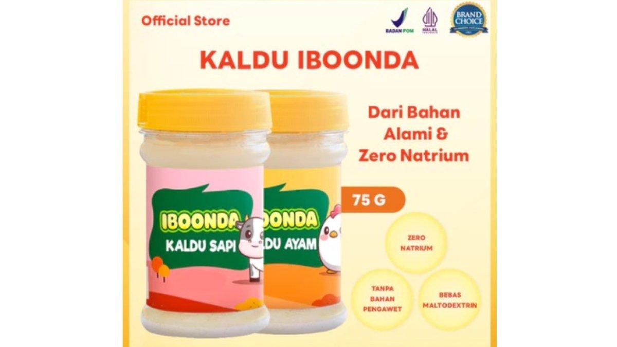 IBOONDA Kaldu Keluarga dan Anak Tanpa Penguat Rasa Tanpa Pengawet Tanpa Pewarna