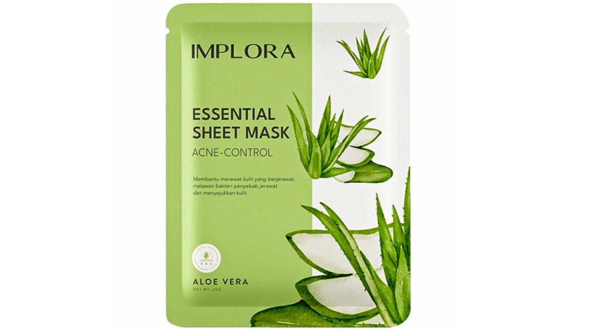 IMPLORA Essential Sheet Mask Aloe Vera