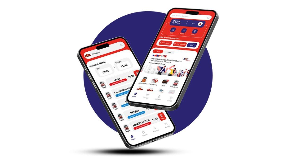 Ilustrasi aplikasi C Access yang bisa dipakai untuk mengecek sisa saldo kartu KRL atau KMT