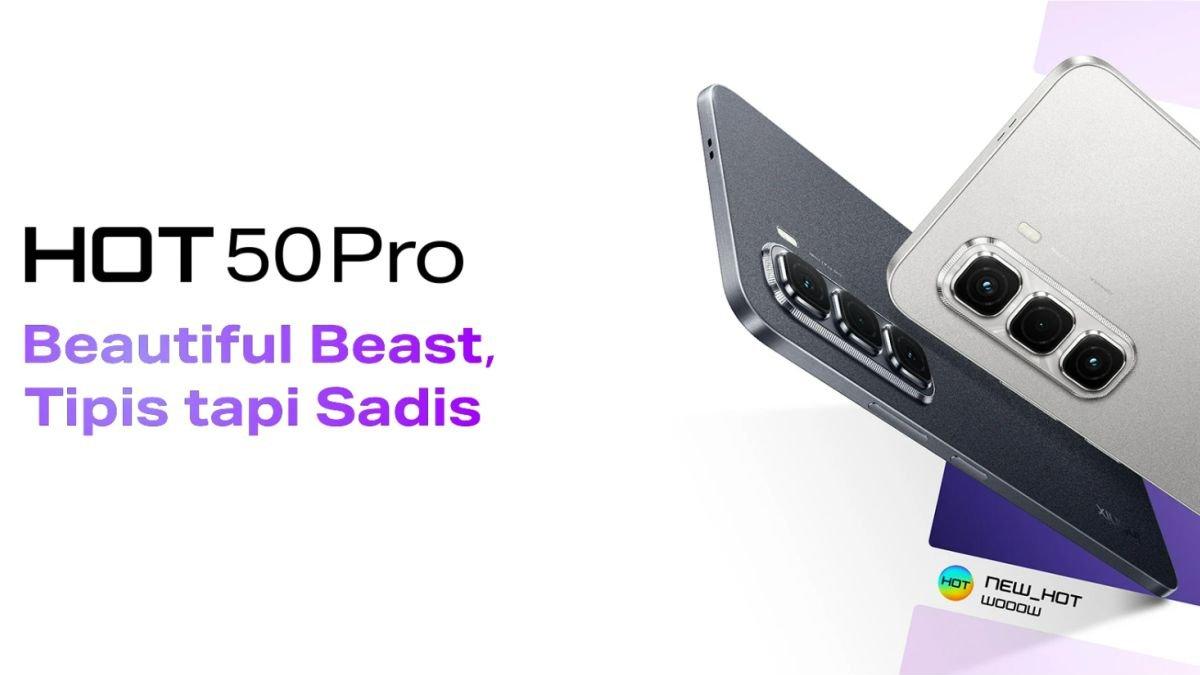 Ilustrasi Infinix HOT 50 Pro yang resmi melengkapi jajaran HOT 50 Series di pasar Indonesia