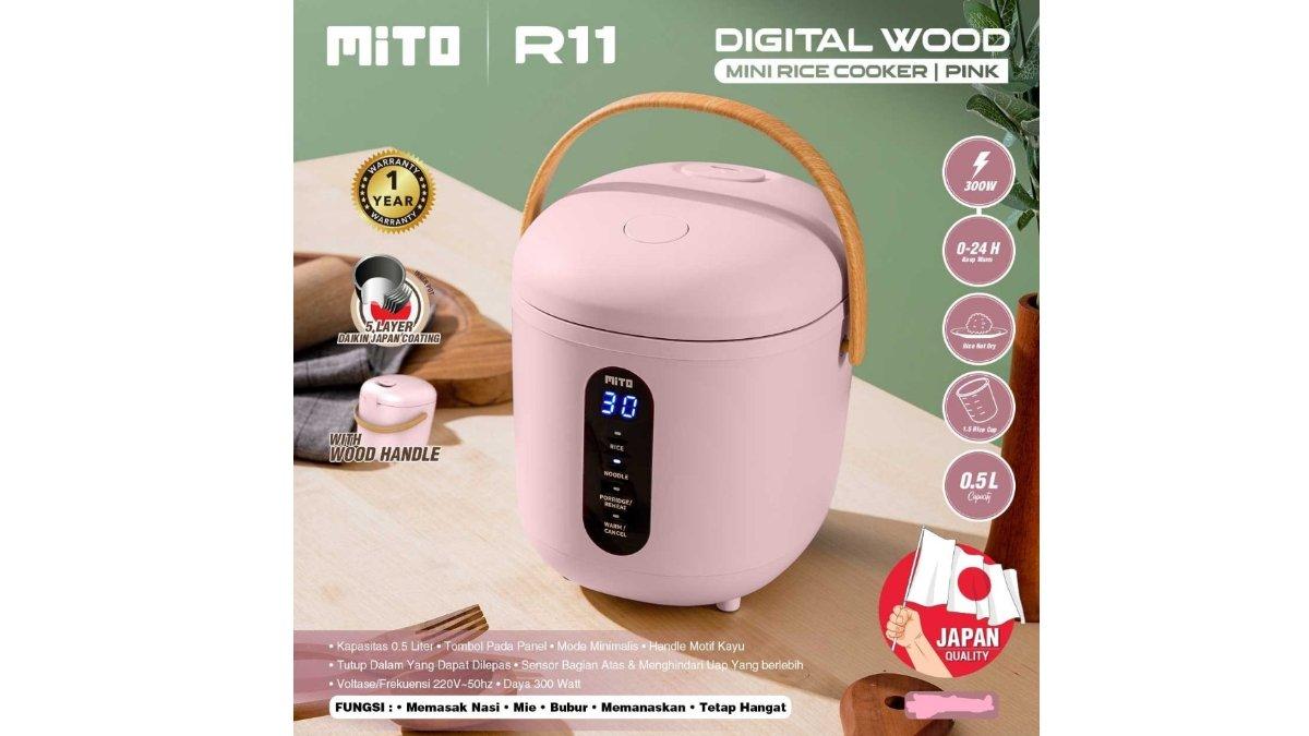Ilustrasi MITO Rice Cooker Mini Digital R11.