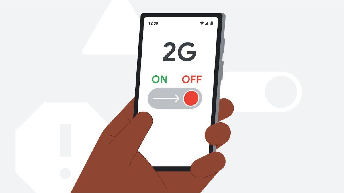Ilustrasi mematikan jaringan seluler 2G di HP Android untuk cegah serangan siber