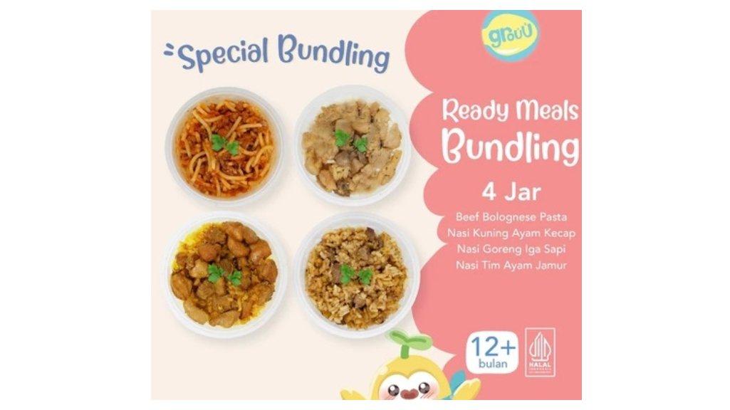 Grouu - Bundling Ready Meals - Makanan Bayi / MPASI Siap saji