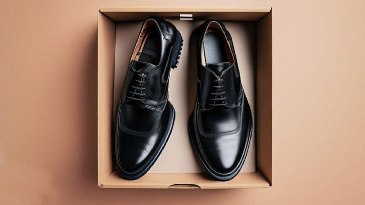 Ilustrasi Menyimpan Sepatu Kulit di Tempat Tepat.