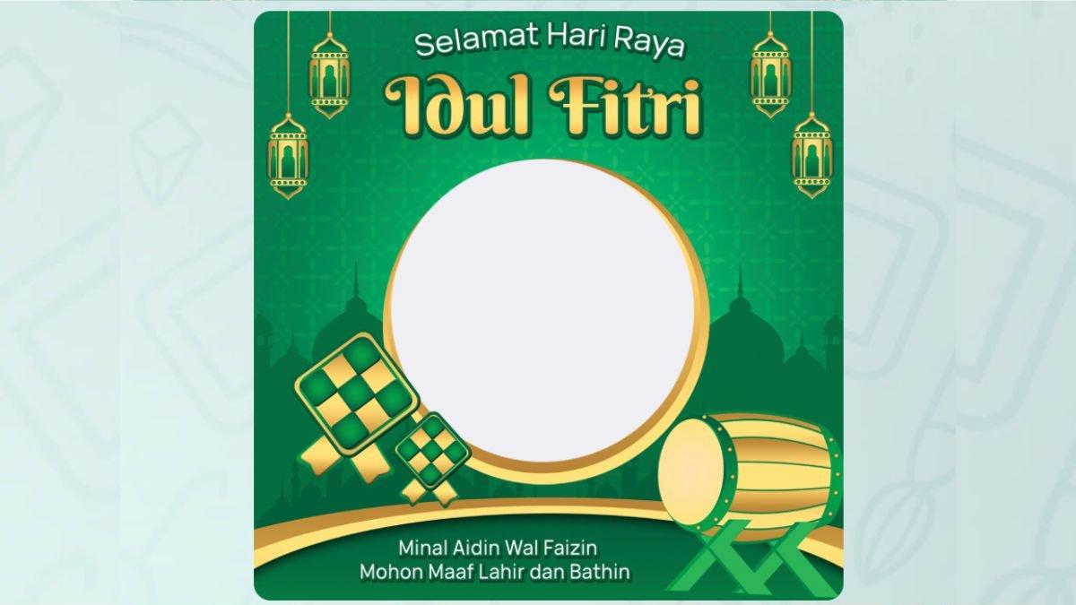 Contoh twibbon Lebaran Idul Fitri 2025