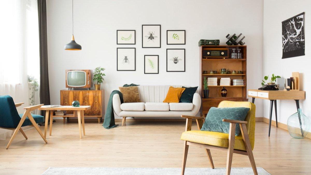 Ilustrasi berbagai furnitur untuk rumah minimalis, perhatikan penempatannya agar tidak menggores.