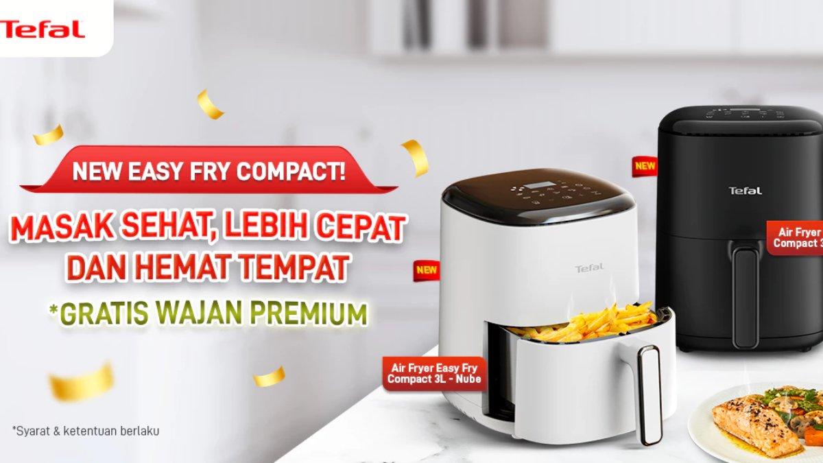 Ilustrasi berbagai peralatan dapur berkualitas dari Tefal.