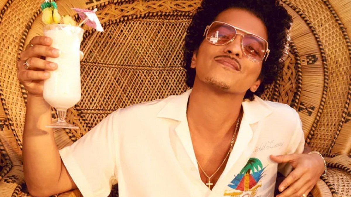 Ilustrasi gaya tropis yang ceria ala Bruno Mars yang bisa jadi inspirasi nonton konser.