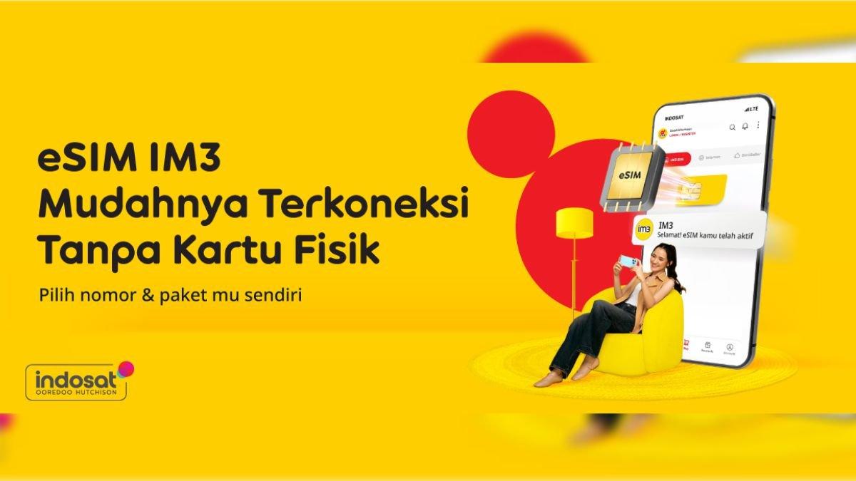 Ilustrasi layanan eSIM IM3