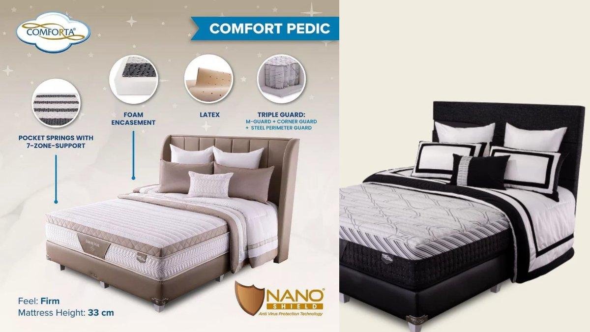 COMFORTA Kasur Springbed Perfect Pedic Fullset 160 x 200