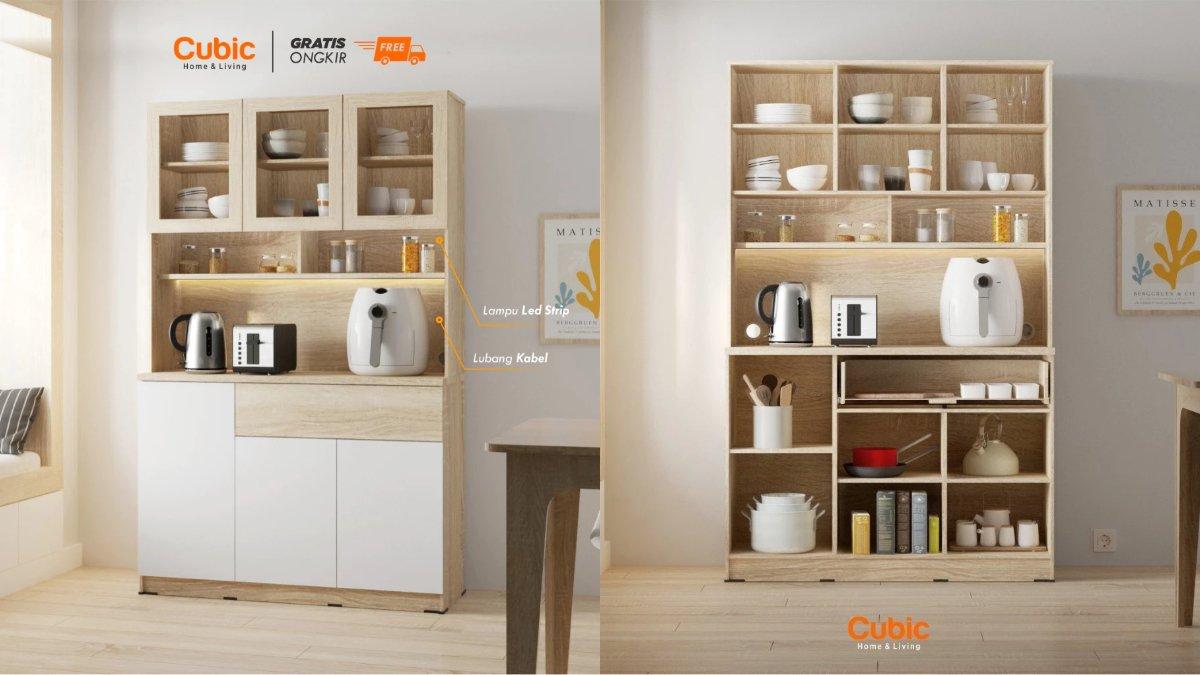 Cubic Lemari Dapur Minimalis / Kitchen Cabinet / ELENA KC 121.