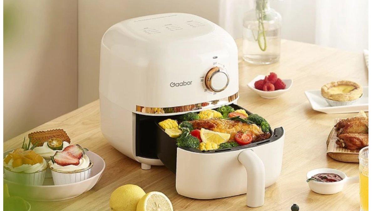 Gaabor MINI Air Fryer Kecil 600W Low Watt