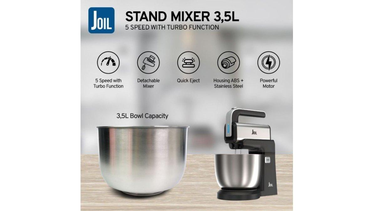 Ilustrasi penggunaan Joil M3 Mixer 2in1.