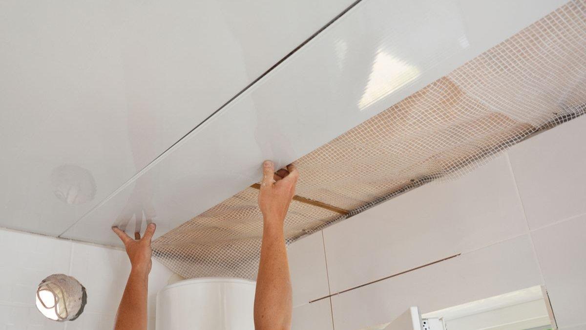 Ilustrasi plafon dengan bahan PVC.